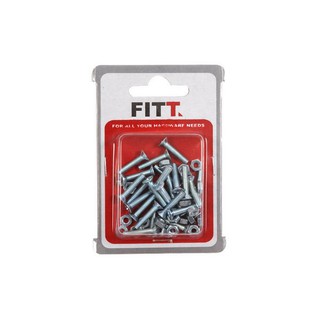 สกรูเกลียวมิลน็อต JF 4X20MM 25ตัว | FITT | 8855952000804 สกรู, น๊อต อุปกรณ์ยึดติด ต่อเติมซ่อมแซมบ้าน สกรูเกลียวมิลน็อต J