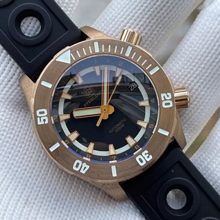 🇹🇭มสต็อกในประเทศไทย🇹🇭 SteelDive 1950s Luxury Bronze CuSn8 Automatic NH35, Swiss BGW9 SuperLuminova, 3000m waterproof