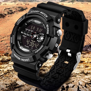 SANDA 320 Sport Digital Watch Men Fashion Waterproof Famous Led Electronic Military Wrist Watch For Men gold Relogio Mas