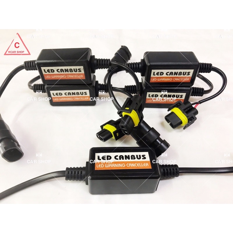 ไฟหน้า LED Canbus ถอดรหัสตัวต้านทานป้องกันการริบหรี่สําหรับ H11