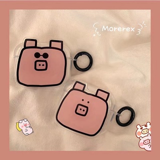 เคสหูฟังบลูทูธ ลายหมูสีชมพูน่ารัก สําหรับ Airpods 1 2 Pro Airpods 3 Airpods Pro2