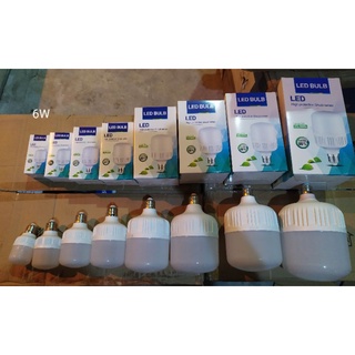 หลอดไฟแอลอีดี E27 230Vac,6W 10W 15W 20W 30W 40W 50W 60W(สินค้าพร้อมส่ง)