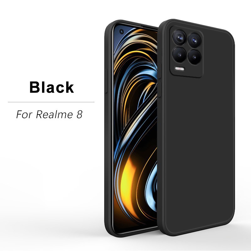 Realme Narzo 50i(พร้อมส่งในไทย)เคสTPU​นิ่ม​สสีพาสเทลคลุมกล้อRealme8 4G /Realme8 5G/Realme8Pro