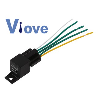 12 V รีเลย์ยานยนต์ 40 A 5 - Pin Holder