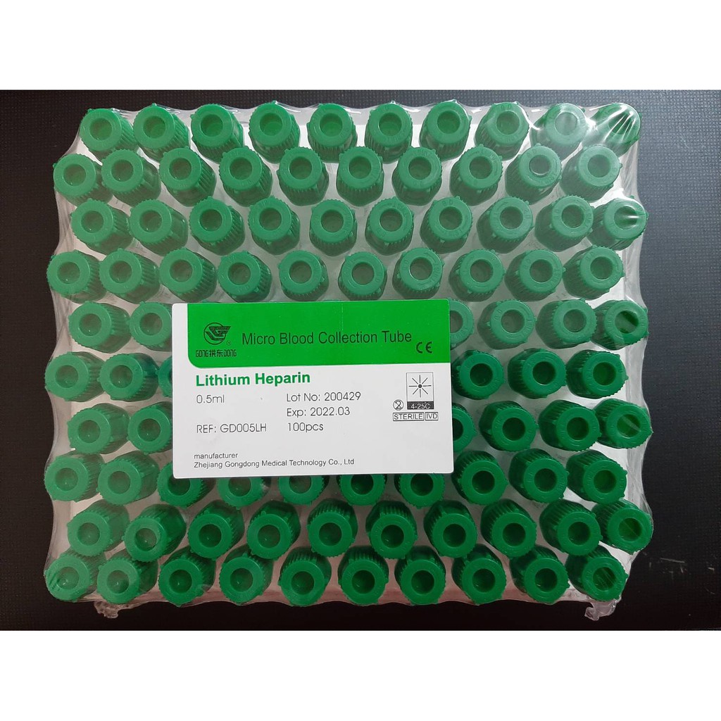 LITUIUM HEPARIN ขนาด0.5-3มล.100 ea.