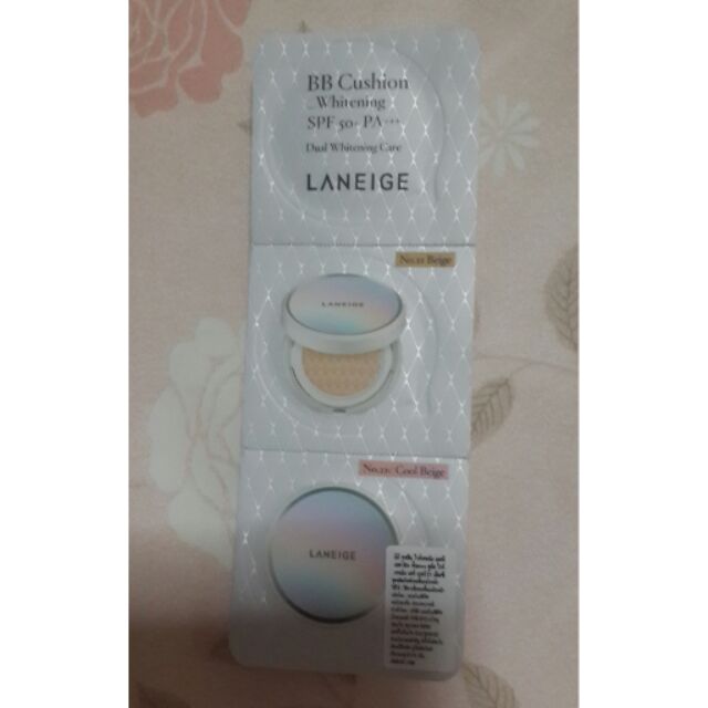 Laneige BB Cushion tester