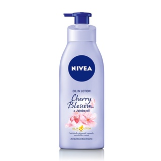 🔥ดีกว่านี้ไม่มีอีกแล้ว!! NIVEA นีเวีย ออยล์ อิน โลชั่น เชอร์รี่ บลอสซั่ม แอนด์ โจโจ้บา ออยล์ 400 ml. 🚚พร้อมส่ง!! 💨