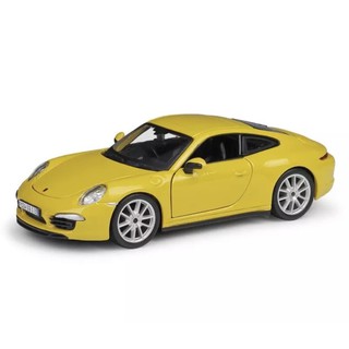 โมเดลรถเหล็กPorsche 911 Carrera S สเกล1/24 รายละเอียดสวยประตูข้างและฝากระโปรงหน้าเปิดปิดได้เป็นงานโมเดลสำหรับตั้งโชว์