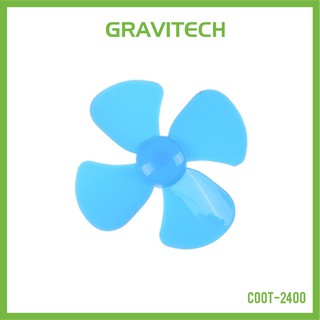 [Gravitechthai]100mm Fan Propeller Blade with 2mm Shaft - Blue