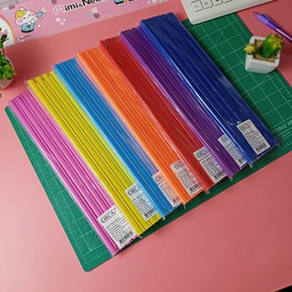 สันรูด สันรูดสีพื้น 5 มิล 12ชิ้น/แพ็ค