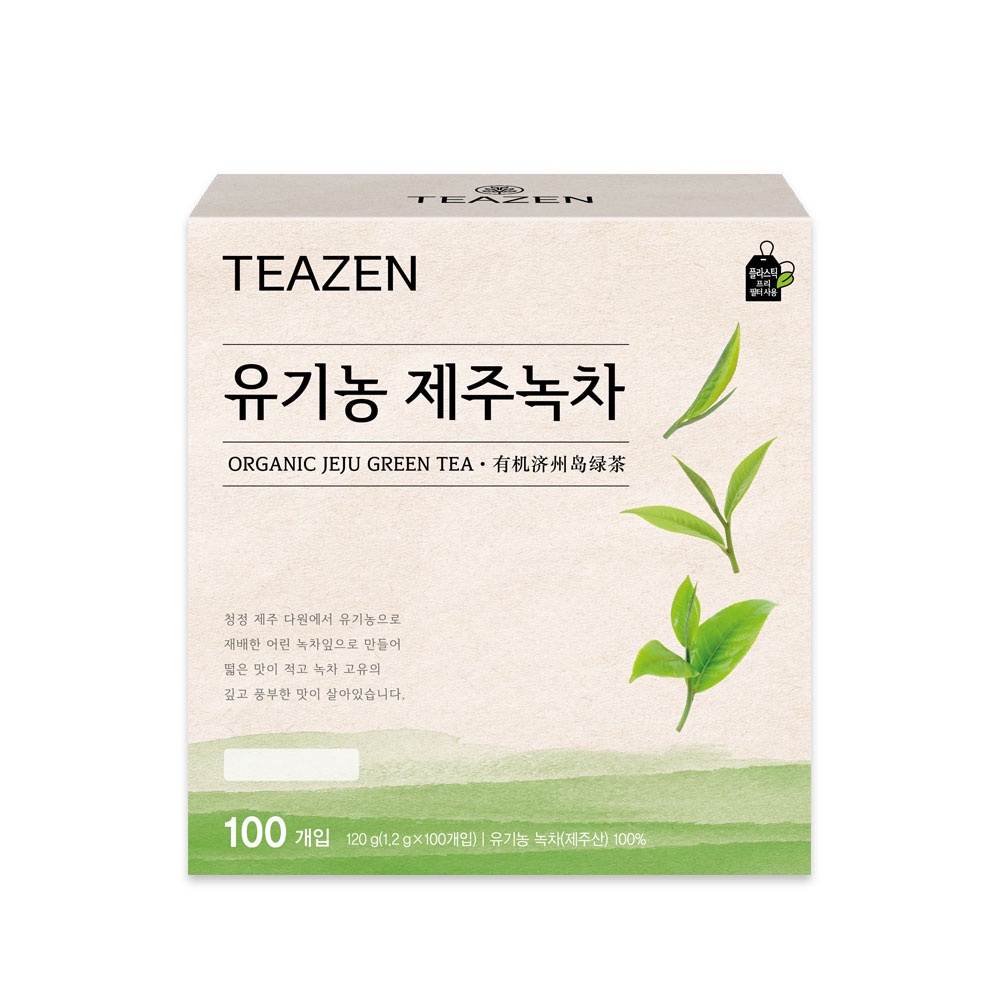 TEAZEN Organic Jeju Green Tea 100T