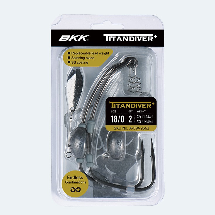 Bkk Titan Diver+ Bait Hooks Hooks ตะขอล่อ Swimbait และตะขอหนอน