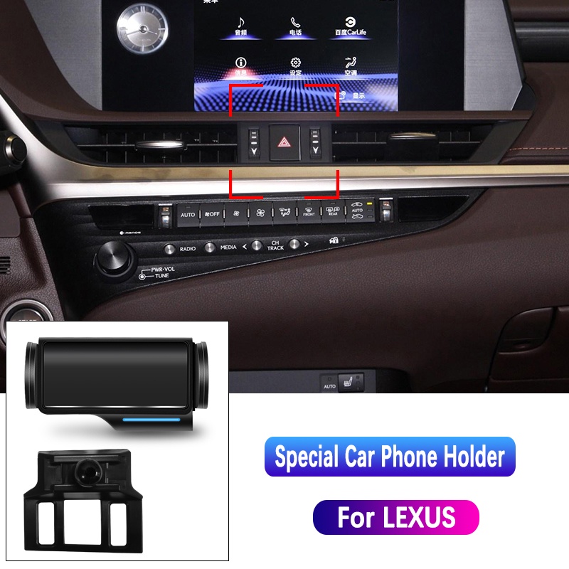 KUNIO Custodia Portachiavi In Lega Di Alluminio E Pelle – Per Lexus ES, UX, LS, LC, F Sport, NX, RX, LX, RC, GX – Protezione 4 Tasti, Colore Marrone