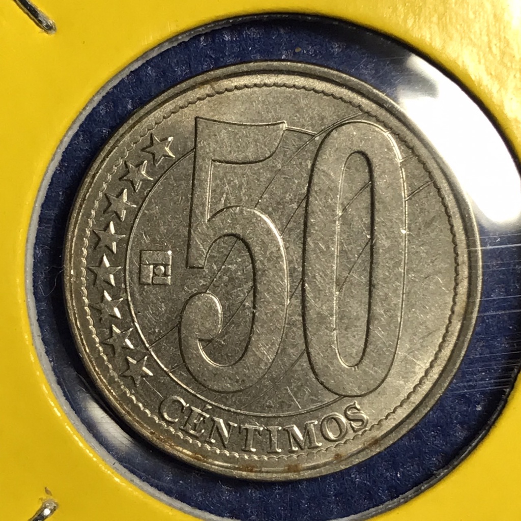 No.14878 ปี2007 VENEZUELA 50 CENTIMOS เหรียญเก่า เหรียญต่างประเทศ เหรียญสะสม เหรียญหายาก ราคาถูก