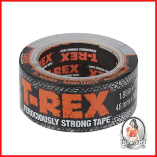 เทปกาว อุปกรณ์ อุปกรณ์เครื่องเขียน เทปกาวผ้าแรงยึดสูง T-REX 1.88 นิ้ว x 10.9 ม. สีเทา 
 เทปกาวคุณภาพสูง ยึดติดได้แน่นทุก