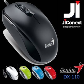 Genius DX-110 USB OPTICAL MOUSE  

เมาส์รุ่นนี้ใช้งานง่ายและกับมือทั้งสองข้าง  มีสีดำ​ แดง​ขาว​ เขียว​ น้ำเงิน