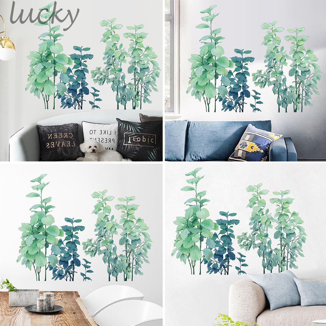 Wall Sticker Bedroom Room Living room Decoration DIY Plants Wall ...