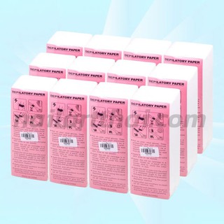 กระดาษรีฟิลแว็กซ์ (Wax Paper) 1 โหล สีชมพู