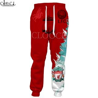 กางเกงขายาวลําลองสําหรับผู้ชายพิมพ์ลาย CLOOCL Liverpool F.C . 3d
