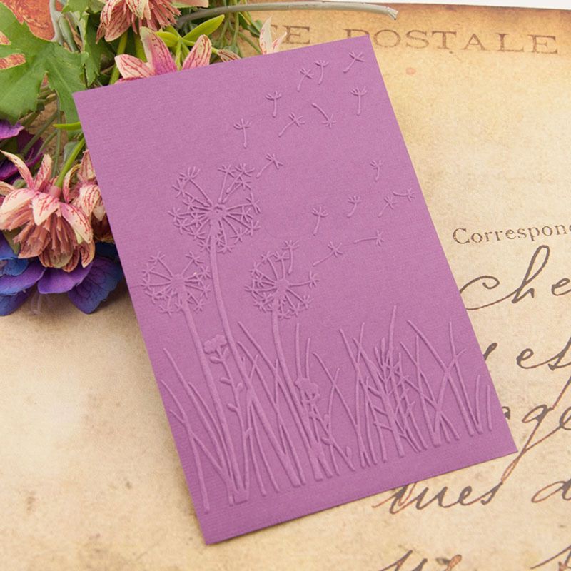 youyo* Plastic Embossing Folder Template DIY Scrapbook Photo Album Card ...