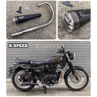 ชุดท่อแต่ง Diabolus Thunder J14B Full system  For benelli imperiale 400. (สินค้าแท้จากk-speed)