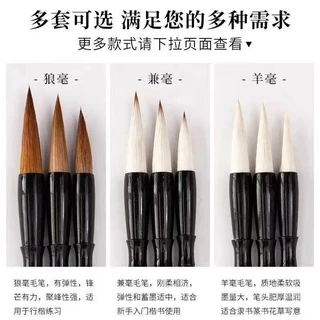 🎟พร้อมส่ง🎟 พู่กัน พู่กันจีน ชุดฝึกเขียน (ราคาต่อ1ด้าม)