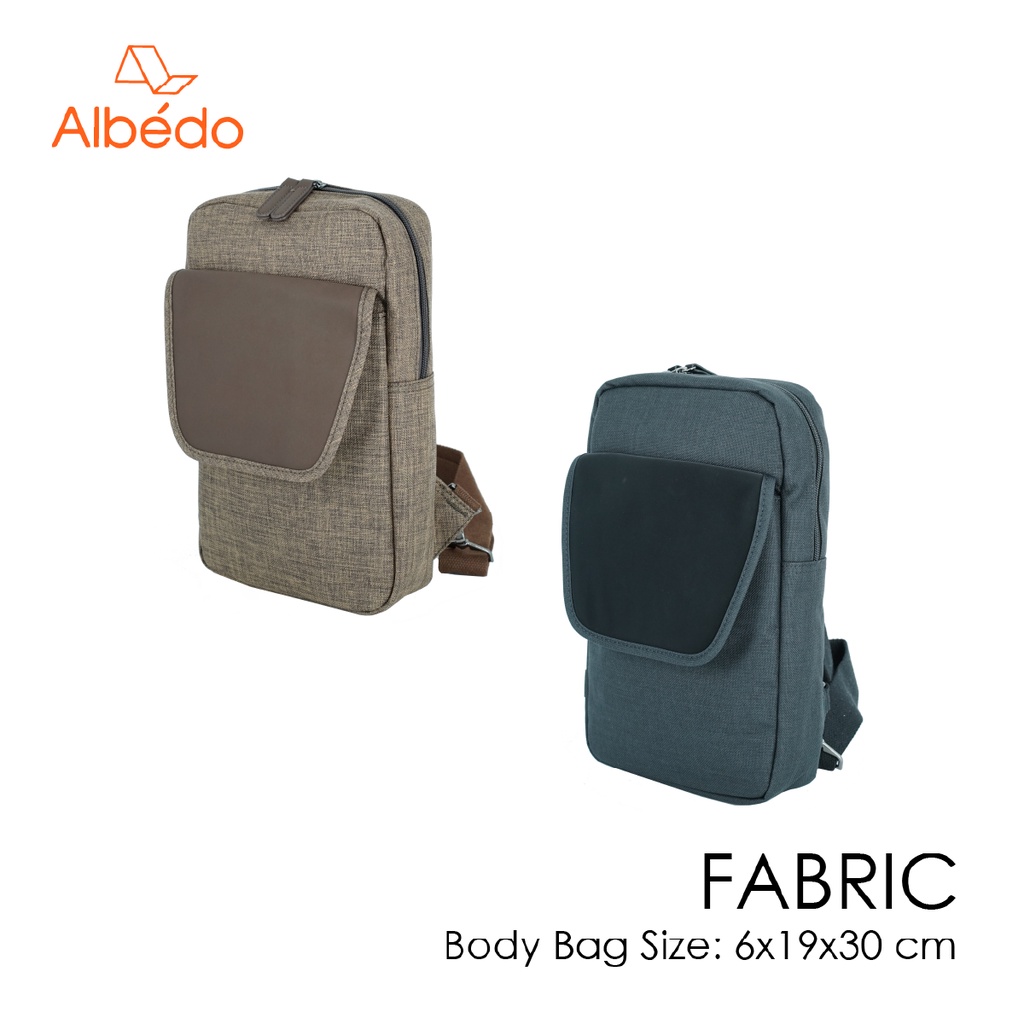 [Albedo] FABRIC BODY BAG กระเป๋าคาดอก/กระเป๋าสะพาย รุ่น FABRIC 7 - FB70399/FB70379