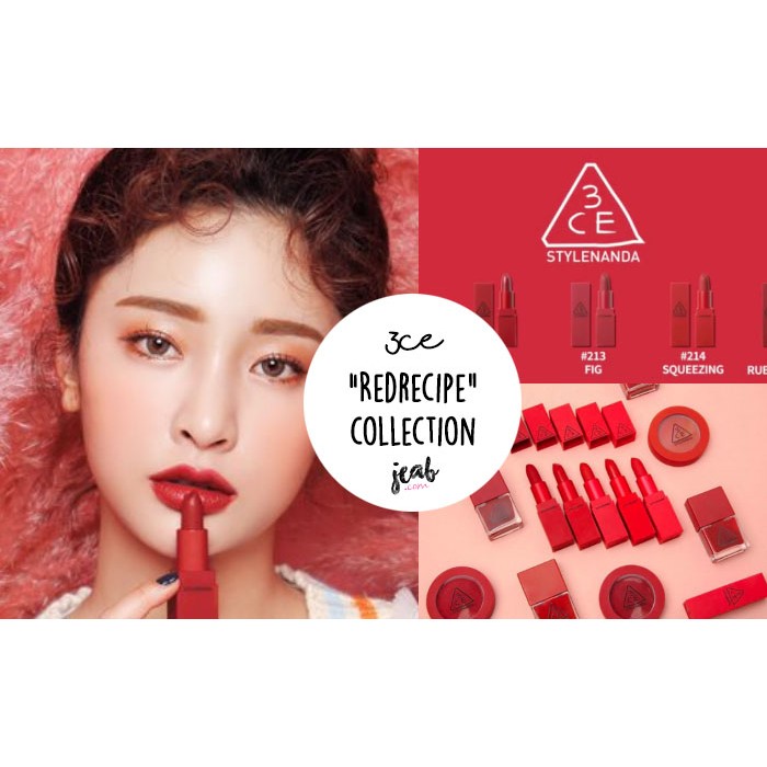 💄ลิป 3ce โทนสีแดง💄
