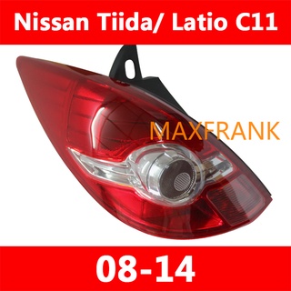 ไฟท้าย ไฟเบรก สําหรับ nissan Tiida nissan Latio C11 08-14Hatchback TAILLIGHT TAIL LIGHT TAIL LAMP BRAKE LIGHT BACK LIGHT