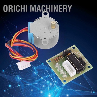 Orichi Machinery 4 ชุดลดความเร็วมอเตอร์ 4 เฟส + Ul2003 แผ่นบอร์ดโมดูลทดสอบความเร็วไฟฟ้า