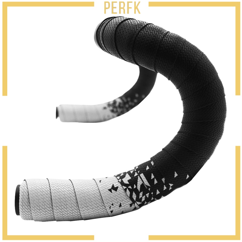 [PERFK] Bike Handlebar Tape AntiVibration Handle Wrap Belt w/ End Plug perfk.th ThaiPick