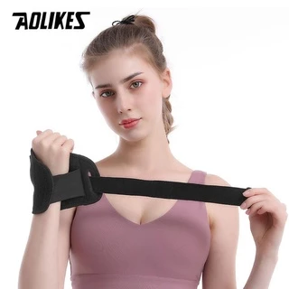 อุปกรณ์ดามโคนนิ้วโป้ง ข้อมือ แกนพลาสติกแข็ง2แผ่น AOLIKESแท้ Thumb guard Bracers Wrist joint pain sprain rehabilitation