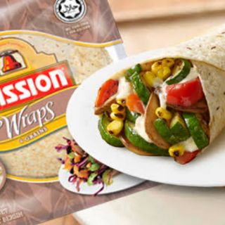 Mission Wraps Wholegrain 8 wraps แรพส์ โฮลเกรน ขนาด 360 กรัม