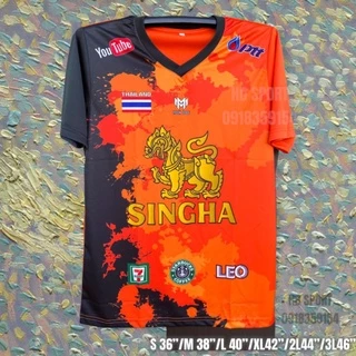 เสื้อกีฬา GA02ลายสิงห์คอวี