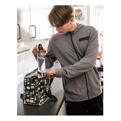 IKEA FLADDRIG ฟลัดดริก กระเป๋าใส่กล่องข้าว มีลาย รูปที่ 4