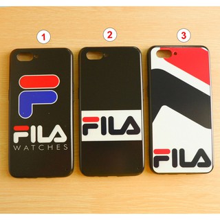 OPPO A3s เคสขอบนิ่มเส้นนูน FILA