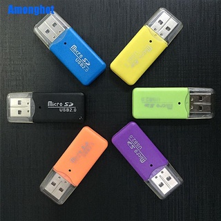 (Amonghot) เครื่องอ่านการ์ดหน่วยความจํา Usb Sd Mmc 480Mbps สําหรับแล็ปท็อป