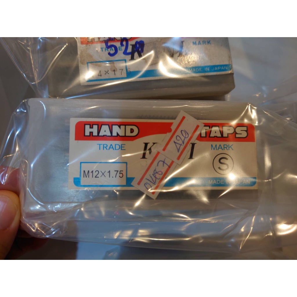 ดอกต๊าปเกลียว (3ตัว/ชุด) M12x1.75 ยี่ห้อ KANI made in Japan ต๊าปตัวผู้เกลียวมิล ดอกต๊าปชุด  #ออกใบกำ