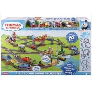 มือสอง Thomas &amp; Friends All Around Sodor Deluxe Set