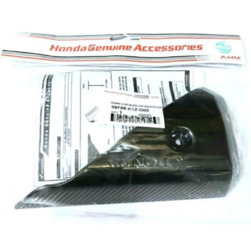 Garnish ฝาครอบท่อไอเสียตกแต่ง PCX 160 Vario 160 Mat Silver Metallic Original Honda ราคา ถูกที่สุด ดีลบีเคเค