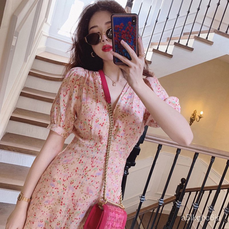 French-style Sweet and Innocent New Summer Short Dress C7160 main image 1