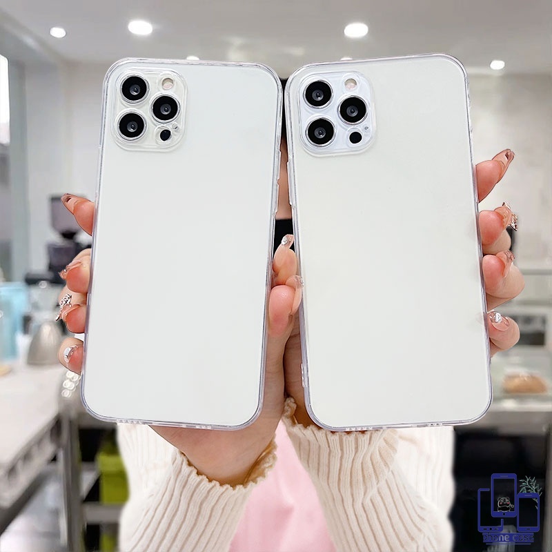 เคสโทรศัพท์แบบใส For IPhone 7 Plus 11 6 6S 8 Plus XR 11 12 13 PRO MAX 11 12 13 mini X XS MAX Se 2020 6SPlus 7Plus 6Plus 8Plus XSMAX เคสโทรศัพท์มือถือแบบนิ่ม