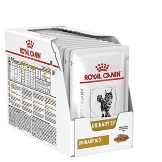 พร้อมส่ง Royal canin Urinary S/O Pouch cat 85 กรัม 12ซอง