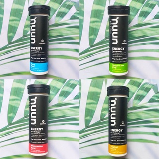 (Nuun®) Hydration Energy For an Anytime Recharge 10 Tablets อิเล็กโทรไลต์ แบบเม็ดฟู่ เกลือแร่