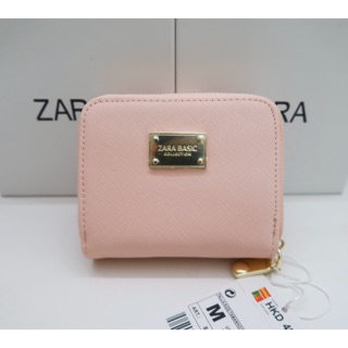 [NEW] ZARA แท้💯 กระเป๋าสตางค์ใบสั้น (Pink)