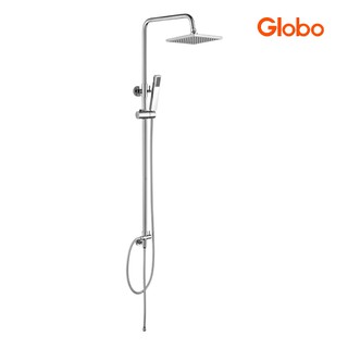 Globo ชุดฝักบัว Rain Shower พร้อมฝักบัวสายอ่อน (ไม่รวมก๊อกน้ำ) รุ่น GRS-021-000