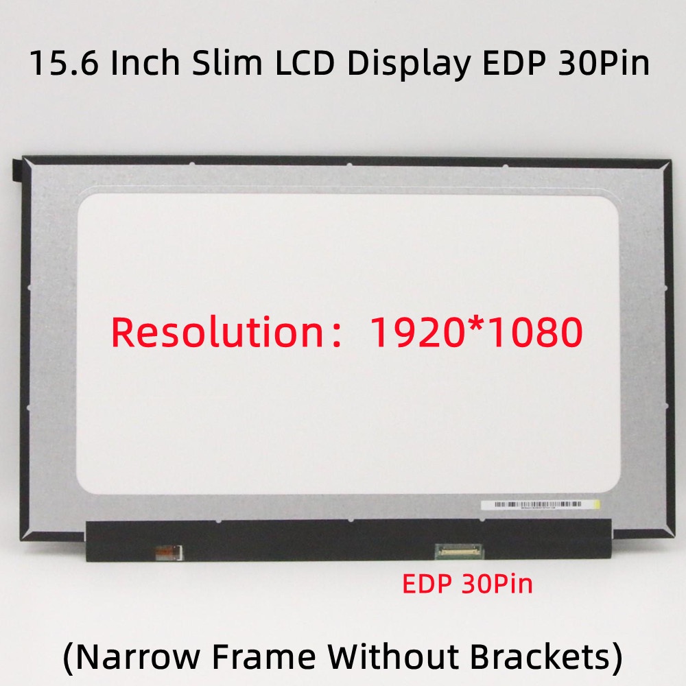 15.6 LED Slim 30Pin LCD Display Panel Laptop Screen Replacement NV156FHM N61 B156HTN06.1 N156HGA EA3