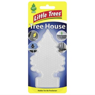 Little Tree House Air Freshener Holder Case White - เคสสำหรับใส่แผ่นน้ำหอม