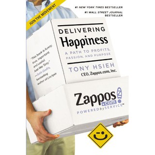 (New) Delivering Happiness : A Path to Profits, Passion and Purpose -- Paperback หนังสือภาษาอังกฤษมือหนึ่ง