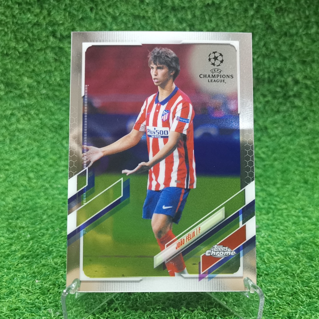 ขาย การ์ด Topps Chrome Uefa Champions League UCL 2020-21 Joao Felix Base Atletico Mardid การ์ดฟุตบอล